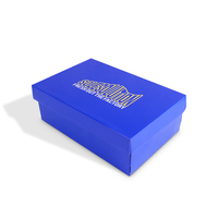SENCAI pas cher prix impression personnalisée bleu mat ondulé boîtes d'expédition avec Logo vêtements chaussures paquet Mailer boîte de papier
