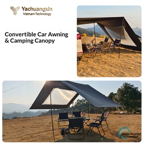 Mesh-Trimmed Edge Tent 210D Oxford Cloth Sun Proof Rainproof Windproof UV Protection Foldable Extended Type - Product Image 4