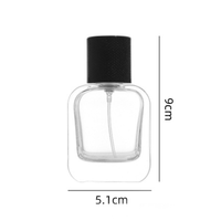 Flacon vaporisateur de parfum à base épaisse personnalisé Offre Spéciale 30ml 50ml flacon de parfum en verre vide transparent lourd avec pompe de pulvérisation