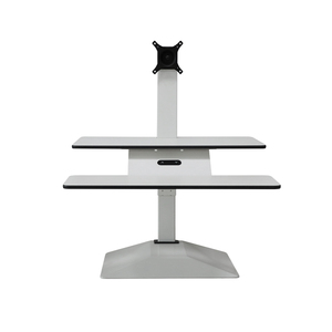 Convertisseur de <span class=keywords><strong>bureau</strong></span> électrique silencieux à hauteur réglable, solution anti-fatigue pour poste de travail, rehausseur de <span class=keywords><strong>bureau</strong></span> assis-<span class=keywords><strong>debout</strong></span> - Product Image 4