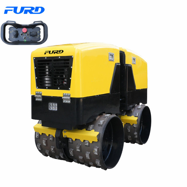 Good Price 1.6 Ton Padfoot Remote Control Trench Roller Compactors