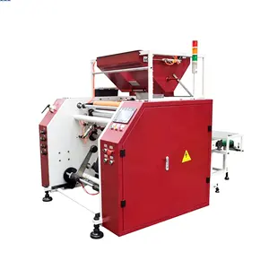 Goedkope Prijs Automatische Polyethyleenfilm Stretch Wrap Film Rewinder Machine