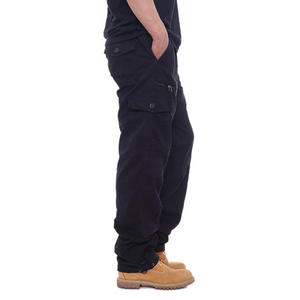 Vente chaude Salopette en coton Pantalons décontractés pour hommes Pantalons de construction à taille élastique - Product Image 3