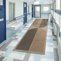 Tapis imprimé à boucles antidérapant au design moderne, facile à nettoyer, fabriqué à la machine, pour la maison, l'entrée, la cuisine, le couloir