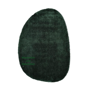 Tapis en laine de couleur unie de qualité supérieure tapis doux en fausse peau de mouton pour la maison utilisation du sol ensembles de tapis de taille personnalisée pour le salon - Product Image 1