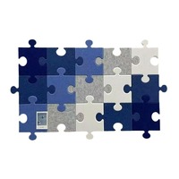 Panneau acoustique de puzzle en feutre PET haute densité Design moderne avec fonction ignifuge Nouvelle arrivée