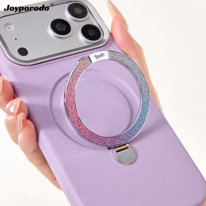 Étui de téléphone JOYPORODO L169 avec support scintillant, étui magnétique pour téléphone portable en PC pour <span class=keywords><strong>iPhone</strong></span> 15 16 17 Pro Max, support antichoc, Capa De Celular - Product Image 3