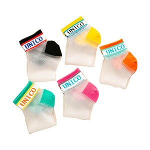 Vanga Women Ankle Socks Transparent Color Block Letter Design Casual Short Socks For Youth - Product Image 5