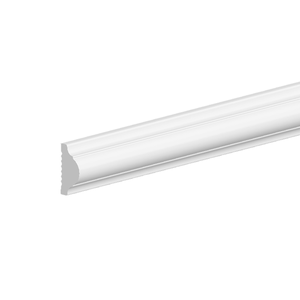 Modern <b>Plastic</b> White Primed Skirting Board Amer Factory Moisture Proof Eco Friendly Wall Baseboard - Product Image 1