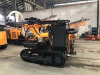 Foreuse hydraulique DTH sur chenilles, portable, à moteur diesel, pour le forage de roches, avec moteur et propulseur, perçage automatique jusqu'à 20 m de profondeur