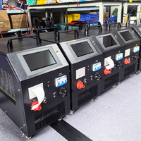 ZHIWEI ZW-VO2760 Alat Tes Pengisian dan Pengosongan Baterai Elektronik 12V 24V 30A, Aktivator Baterai Cerdas dengan Printer Mini Terintegrasi