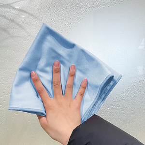 Paño <span class=keywords><strong>de</strong></span> Microfibra para Limpieza <span class=keywords><strong>de</strong></span> Vidrios <span class=keywords><strong>de</strong></span> Automóviles, Diseño Delgado <span class=keywords><strong>de</strong></span> 300 g/m², 40*40 cm, Color Verde, con Logotipo Personalizado - Product Image 3