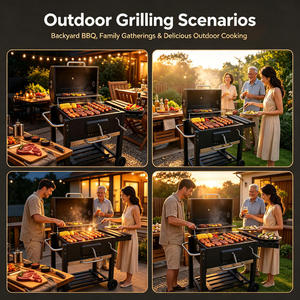 Parrilla de carbón para barbacoa, parrilla de carbón para barbacoa al aire libre, parrilla de carbón para barbacoa argentina - Product Image 5