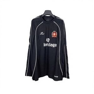 Maglia da Calcio Vintage di Alta Qualità con Scritta Paris 2025, Nuovo Marchio <span class=keywords><strong>B</strong></span> per Collaborazione, Ricamata e Stampata <span class=keywords><strong>a</strong></span> Maniche Lunghe - Product Image 1