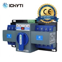 CHYT ATS, 3 fases, 63A, interruptor de doble potencia. Garantiza una transferencia de energía perfecta para uso industrial y comercial.