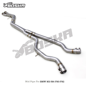 Tubo de Escape Central Individual Boska OEM para BMW M3/M4 F80/F82 S55 3.0T 2014-2019, Sistema de Escape de Acero Inoxidable para Autos de Alto Rendimiento - Product Image 6