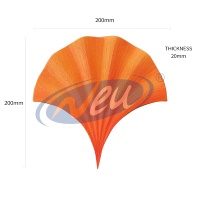 Nouveaux panneaux muraux 3D en feuilles de ginkgo rouge, résistants à l'humidité, insonorisants, antistatiques, pour usage domestique, commercial et de divertissement