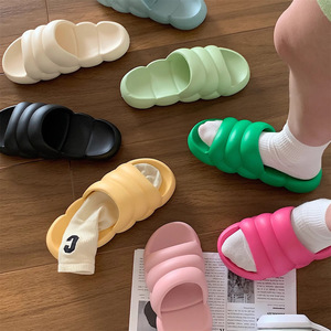 Pantuflas de Casa para Mujer y Hombre, con Punta Cuadrada, Plantilla de Espuma, Plataforma Cloud, Antideslizantes, Ligeras, de EVA, para Interiores y Exteriores - Product Image 2