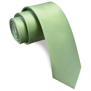 Silk <strong>Tie</strong> for Men Solid Color Slim 6cm Sage <strong>Green</strong> Necktie Polyester Narrow Cravat Blue Purple Gold <strong>Pink</strong> Formal Fashion <strong>Ties</strong> - Product Image 5