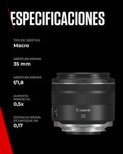 Pour objectif plein format RF 35 mm F/1.8 IS Macro STM - Product Image 6