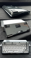 Kit de clavier mécanique USB à échange à chaud, clavier personnalisé, 82 touches, programmation DIY, RGB, coussin en silicone, clavier de jeu filaire
