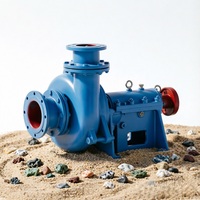 Pompe centrifuge anti-abrasion pour boues, pompe chimique enduite pour eaux usées industrielles OEM