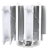 Refroidisseur d'air pour processeur TR-PA120 SE WHITE ARGB 120 mm à double tour, 6 caloducs, roulement fluide, dissipateur thermique en cuivre et aluminium pour INTEL AMD