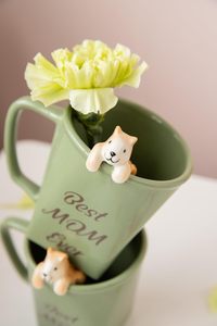 แก้วเซรามิค Best Mom <span class=keywords><strong>Ever</strong></span> แก้วกาแฟรูปกระรอกทำมือ ของขวัญวันแม่สุดพิเศษสำหรับคนรักกาแฟ (12 ออนซ์) - Product Image 6