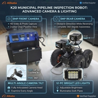 Robot de Inspección de Tuberías con Control Remoto para Diversas Tuberías, Robot Subacuático para Tuberías, Robot de Detección de Tuberías Municipales