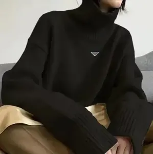 Suéteres de Lujo para Mujer, Suéter Delicado Bordado para Mujer, Otoño e Invierno, Camiseta Interior Delgada y Amplia, Versión Han para Estudiantes - Product Image 6