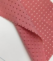 Tissu en maille ronde respirant 83% polyester 17% élasthanne 80GSM extensible écologique séchage rapide pour vêtements de sport d'extérieur pour filles