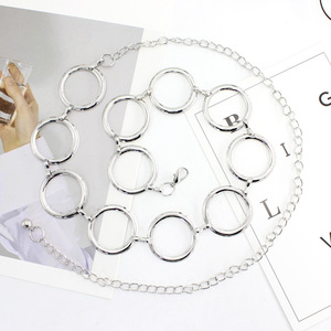 Cinturón de <span class=keywords><strong>cadena</strong></span> circular <span class=keywords><strong>para</strong></span> mujer, vestido de verano de lujo, a la moda - Product Image 4