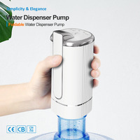 Distributeur d'Eau de Bureau Portable Intelligent Électrique Automatique Mini de 5 Gallons à Chargement par le Bas sur Pied pour Bouteilles