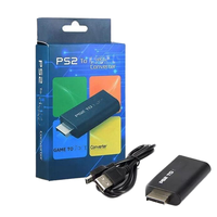 Northpeak 3,5mm Konverter-Adapter PS2 HD Audio-Video-AV-Ausgang -kompatibles Stromkabel für PS2 mit Verpackung aus ABS-Material