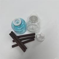 Bâtonnets de coton en fibre thermofusible sans colle, mèches en coton PET marron pour liquides à base d'eau et d'huile, anti-moustiques