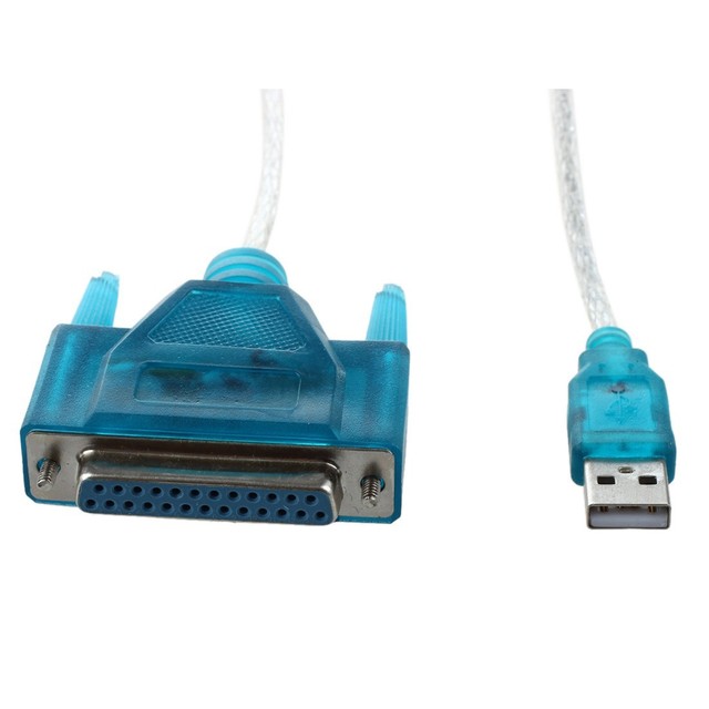 USB to Printer DB25 25Pin Parallel Printer Cable Port Connecting Cable Adapter IEEE 1284