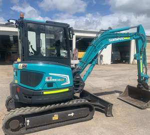 Excavadora Hidráulica Sobre Orugas SWE35UF para Montaña y Río, 5 Toneladas, Motor Yanmar, Caja de Cambios, Gancho - Product Image 1