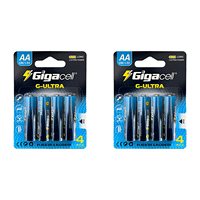 Service OEM, couleur/logo personnalisés, piles alcalines AA LR6/AM3 1,5 V pour balance électronique, souris, lampes de poche