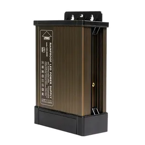 Fonte de alimentação LED de comutação para uso externo Smps AC 220v a 12v 24v DC 200w 400w 600w 10a 12a 16a 20a 30a 50a à prova de chuva