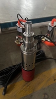 Nouvelle pompe solaire submersible KING pour puits profond 24V 3LSP avec filtration de sable pour l'irrigation agricole et les zones désertiques, hauteur de refoulement 80M