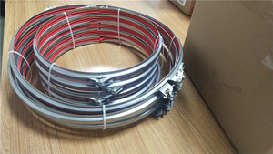 Collier de serrage galvanisé à dégagement rapide de 160 <span class=keywords><strong>mm</strong></span> pour système de filtration d'<span class=keywords><strong>air</strong></span> industriel – Vente chaude - Product Image 5