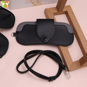 Étui de rangement pour lunettes en cuir, idéal pour les voyages, housse de protection, collier, longue chaîne pour pull, accessoire, cordon pour lunettes de soleil - Product Image 3