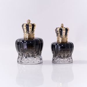 Envase <span class=keywords><strong>de</strong></span> <span class=keywords><strong>Perfume</strong></span> Hexagonal Redondo <span class=keywords><strong>de</strong></span> Alta Gama, Fondo Grueso, Cristal, Vacío, para Aromaterapia, para Hombres y Mujeres - Product Image 1
