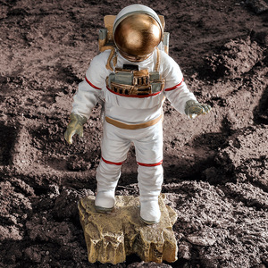 Astronaut Resin Sculpture Home Decor Artistic Space Ornament For Interior Decoration - Product Image 1