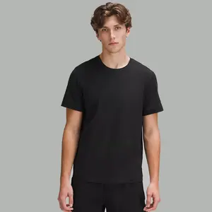 Anti-pilling Quick Dry Men's Shirt with Print Logo Oem Custom Soft Jersey Short Sleeve Shirt
