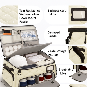 <span class=keywords><strong>2025</strong></span> mới tùy chỉnh không thấm nước Xe golf Locker với ngăn thông gió riêng biệt cho 2 đôi giày - Product Image 2