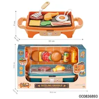 Barbecue électrique, accessoires de barbecue, jouets de cuisine, ensemble de jeu de cuisine pour enfants