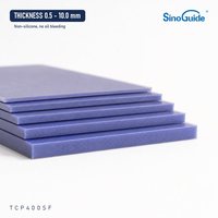 SinoGuide TCP400SF Thermal Pad Bebas Silikon 4.0W/m.k Tanpa Minyak Berlumpuh, Non-Siloksana untuk Elektronik Sensitif GPU Baterai EV CPU