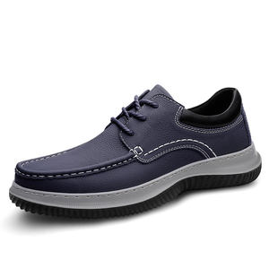 Nouveaux modèles Meilleure vente <span class=keywords><strong>Chaussures</strong></span> pour hommes en cuir naturel à bout large <span class=keywords><strong>Chaussures</strong></span> <span class=keywords><strong>bateau</strong></span> à lacets en cuir de vachette de première qualité pour <span class=keywords><strong>homme</strong></span> Haute qualité Grande taille 46 - Product Image 2