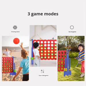 Jeu de puzzle géant en plastique quatre-en-un pour la maternelle et les tout-petits, jeu d'intérieur et d'extérieur, 0-24 mois, unisexe - Product Image 3